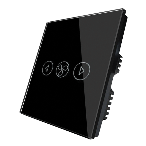 WI-FI SMART TOUCH EU FAN SWITCH BLACK