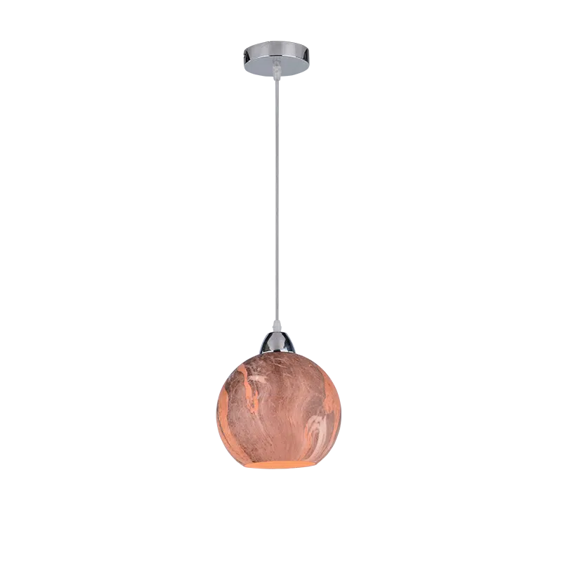 MARBLE-1A ΚΡΕΜΑΣΤΟ ΦΩΤΙΣΤΙΚΟ 1XE27 ΚΑΦΕ D200mm