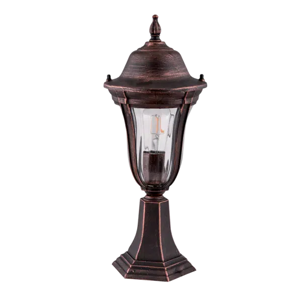 MARK ΦΑΝΑΡΙ ΣΤΑΝΤ 1XE27 ΜΑΥΡΟ-ΧΑΛΚΟΣ H490mm