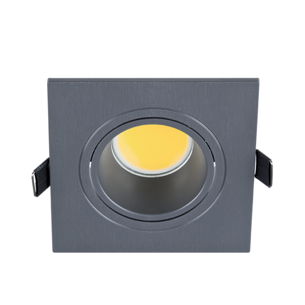 LED ΣΠΟΤ ΠΛΑΣΤΙΚΟ ΤΕΤΡΑΓΩΝΟ COB 7W 2700-3000K ΓΡΑΦΙΤΗΣ