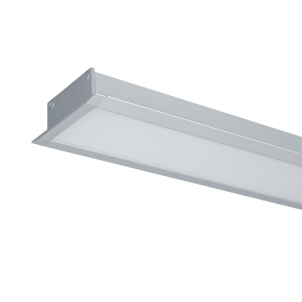 LED ΠΡΟΦΙΛ ΧΩΝΕΥΤΟ S77 64W 4000K 1500MM ΓΚΡΙ