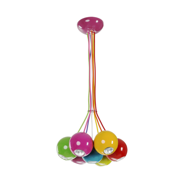 TINY ΚΡΕΜΑΣΤΟ ΦΩΤΙΣΤΙΚΟ 7XGU10 ΠΟΛΥΧΡΩΜΟ