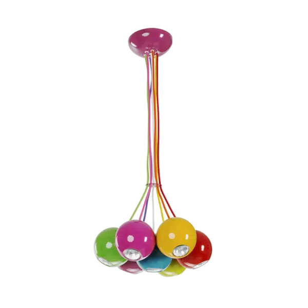 TINY ΚΡΕΜΑΣΤΟ ΦΩΤΙΣΤΙΚΟ 7XGU10 ΠΟΛΥΧΡΩΜΟ