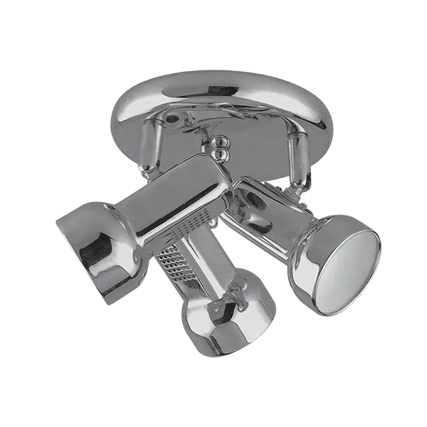 JACK ΣΠΟΤ 3XE14 ΝΙΚΕΛ ΜΑΤ D180mm