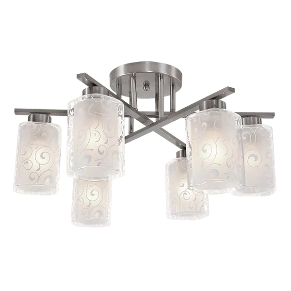 LEXI ΠΟΛΥΦΩΤΟ 6XE27 ΝΙΚΕΛ ΜΑΤ