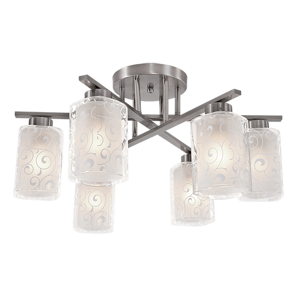 LEXI ΠΟΛΥΦΩΤΟ 6XE27 ΝΙΚΕΛ ΜΑΤ