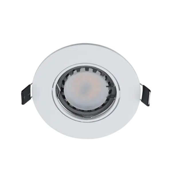 LED ΣΠΟΤ ΠΛΑΣΤΙΚΟ ΣΤΡΟΓΓΥΛΟ PAR 16 5.5W 4000-4300K ΛΕΥΚΟ