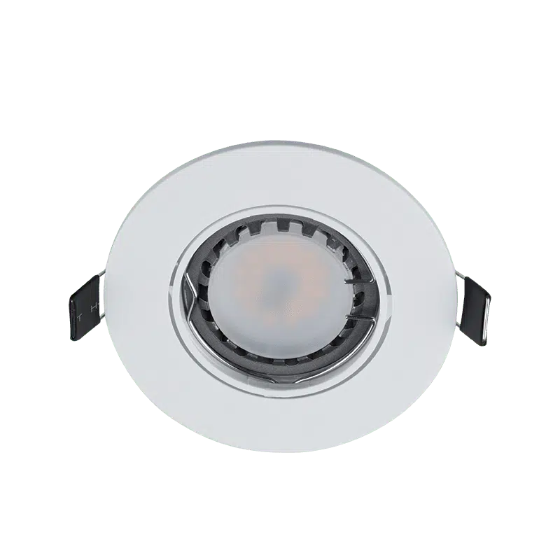 LED ΣΠΟΤ ΠΛΑΣΤΙΚΟ ΣΤΡΟΓΓΥΛΟ PAR 16 5.5W 4000-4300K ΛΕΥΚΟ