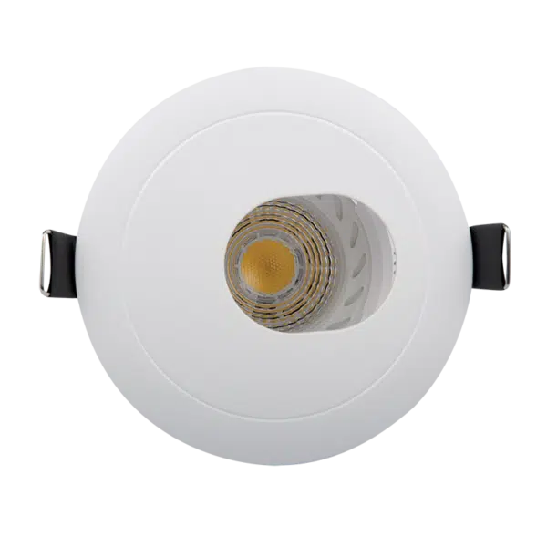 LED ΣΠΟΤ ΠΛΑΣΤΙΚΟ ΣΤΡΟΓΓΥΛΟ ΣΤΑ ΠΛΑΓΙΑ PAR 16 COB 7W 2700-3000K ΛΕΥΚΟ