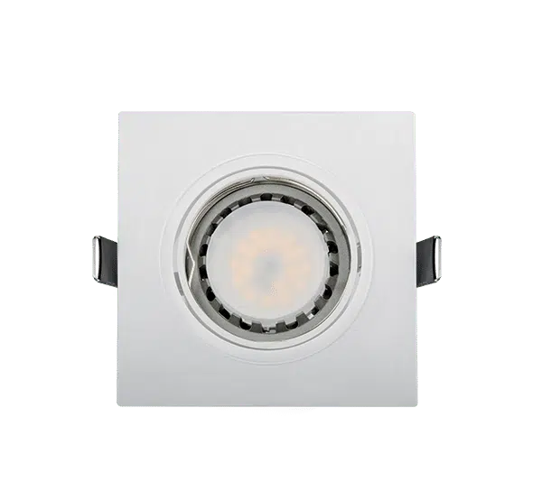 LED ΣΠΟΤ ΠΛΑΣΤΙΚΟ ΤΕΤΡΑΓΩΝΟ PAR 16 5.5W 4000-4300K ΛΕΥΚΟ