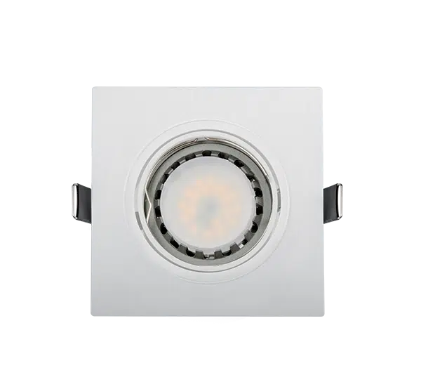 LED ΣΠΟΤ ΠΛΑΣΤΙΚΟ ΤΕΤΡΑΓΩΝΟ PAR 16 5.5W 2700-3000K ΛΕΥΚΟ