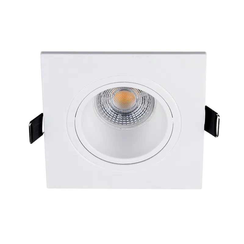 LED ΣΠΟΤ ΠΛΑΣΤΙΚΟ ΤΕΤΡΑΓΩΝΟ PAR 16 COB 7W 2700-3000K ΛΕΥΚΟ