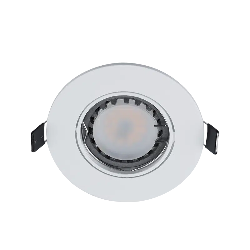 LED ΣΠΟΤ ΠΛΑΣΤΙΚΟ ΣΤΡΟΓΓΥΛΟ PAR 16 5.5W 2700-3000K ΛΕΥΚΟ