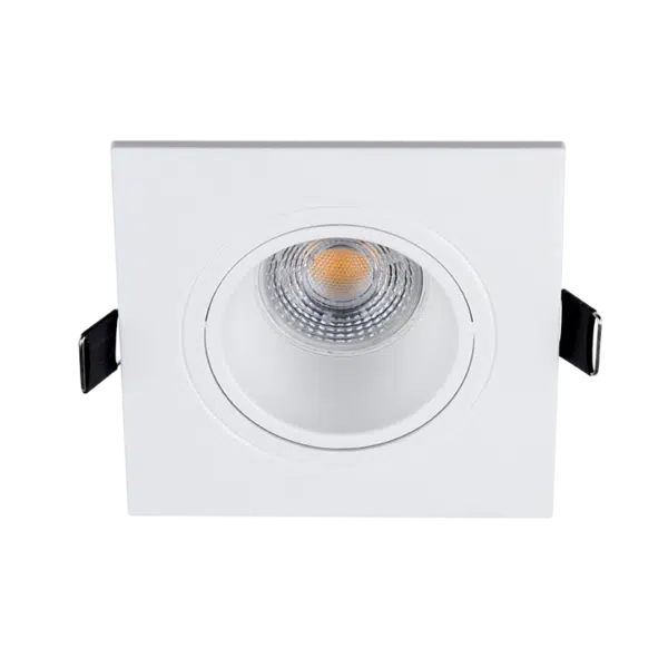 LED ΣΠΟΤ ΠΛΑΣΤΙΚΟ ΤΕΤΡΑΓΩΝΟ PAR 16 COB 7W 2700-3000K ΛΕΥΚΟ