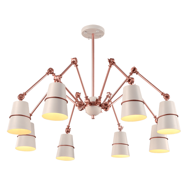 SPIDER ΠΟΛΥΦΩΤΟ 8XE27 ΛΕΥΚΟ