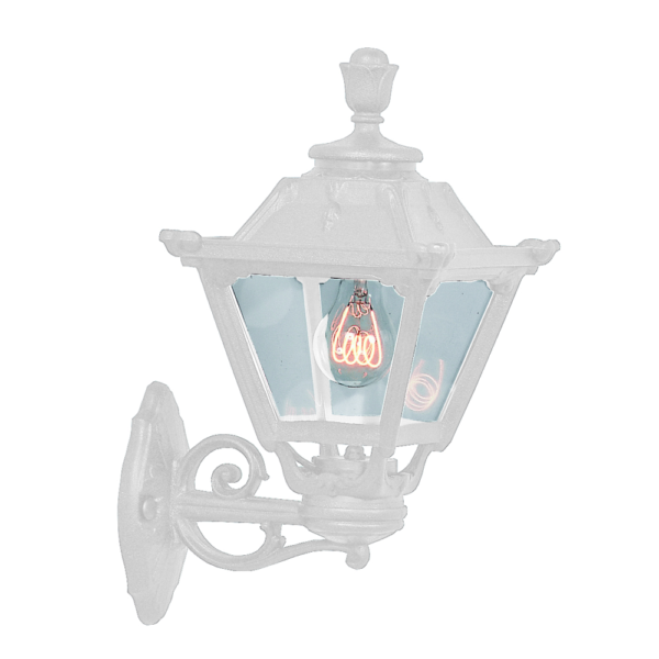 GOLIA WALL LANTERN UPWARD 1XE27 IP55 WHITE