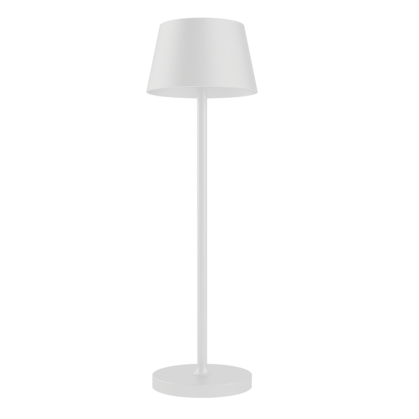 SONIA TABLE LAMP 1XG9 WHITE WITH DIMMER