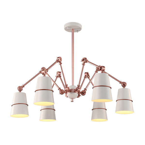 SPIDER ΠΟΛΥΦΩΤΟ 6XE27 ΛΕΥΚΟ