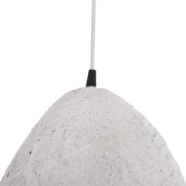 ΦΩΤΙΣΤΙΚΟ ΟΡΟΦΗΣ ΜΕ ΟΨΗ ΠΕΤΡΑΣ STONER (S) HM4417.02 ΛΕΥΚΟ 37x30x45Υεκ. - Image 4