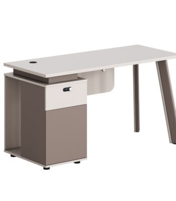 ΓΡΑΦΕΙΟ ΜΕ ΑΡΙΣΤΕΡΟ ΝΤΟΥΛΑΠΙ NEWLINE HM18273L ΜΕΛΑΜΙΝΗ ΕΚΡΟΥ-ΑΝΟΙΧΤΟ ΚΑΦΕ 120x60x75Υεκ