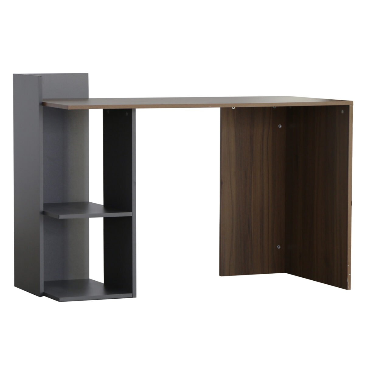 ΓΡΑΦΕΙΟ ΜΕΛΑΜΙΝΗΣ HM8994.01 ΚΑΡΥΔΙ ΓΚΡΙ 112x55x85Y εκ. - Image 2