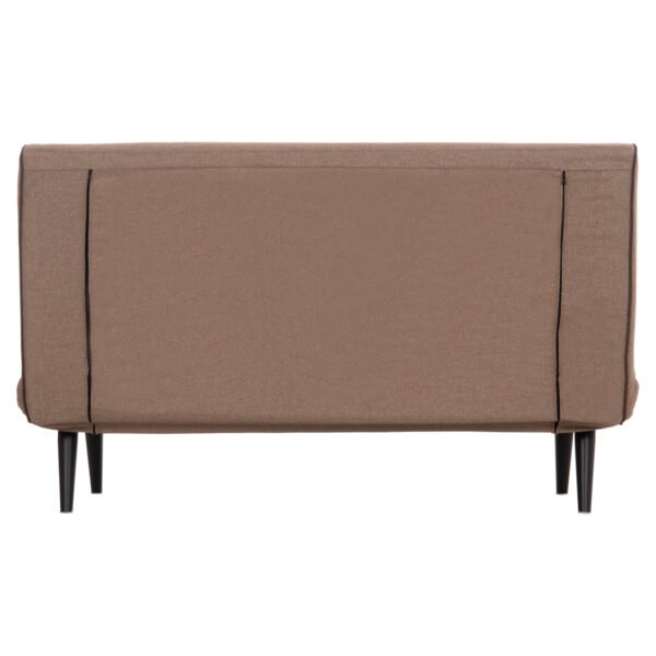 ΚΑΝΑΠΕΣ ΚΡΕΒΑΤΙ 2 ΑΤΟΜΩΝ ASMA HM3077.07 ΣΚΟΥΡΟ ΜΠΕΖ ΥΦΑΣΜΑ 143x78x84Yεκ. - Image 6