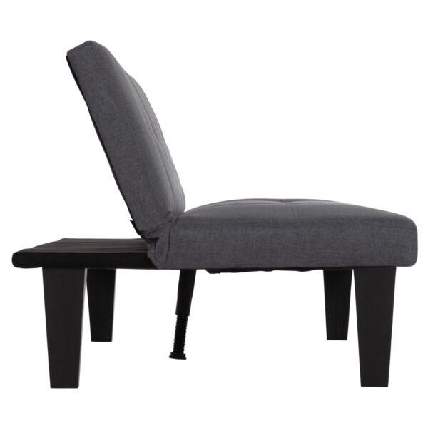 ΚΑΝΑΠΕΣ ΚΡΕΒΑΤΙ 2-ΘΕΣΙΟΣ KORO HM3304.01 ΓΚΡΙ PU ΔΕΡΜΑ 165x75x64Υεκ - Image 5