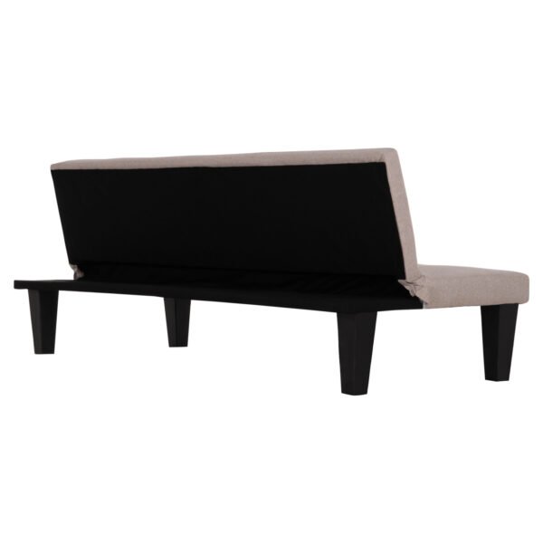 ΚΑΝΑΠΕΣ ΚΡΕΒΑΤΙ 2-ΘΕΣΙΟΣ KORO HM3304.04 ΜΠΕΖ PU ΔΕΡΜΑ 165x75x64Υεκ - Image 6