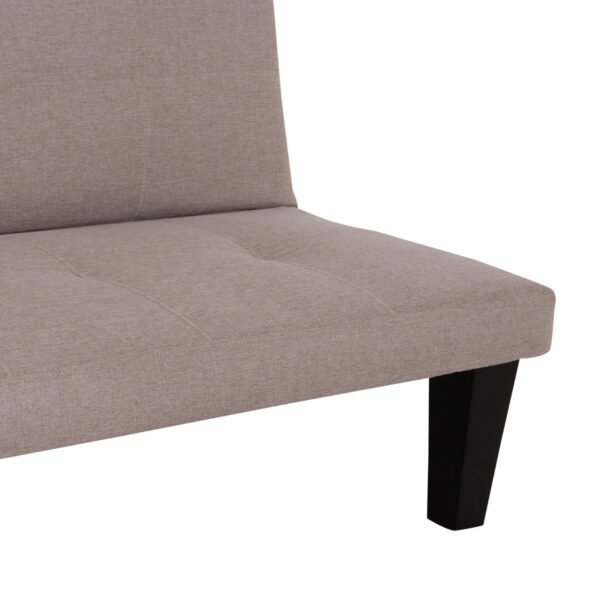 ΚΑΝΑΠΕΣ ΚΡΕΒΑΤΙ 2-ΘΕΣΙΟΣ KORO HM3304.04 ΜΠΕΖ PU ΔΕΡΜΑ 165x75x64Υεκ - Image 9