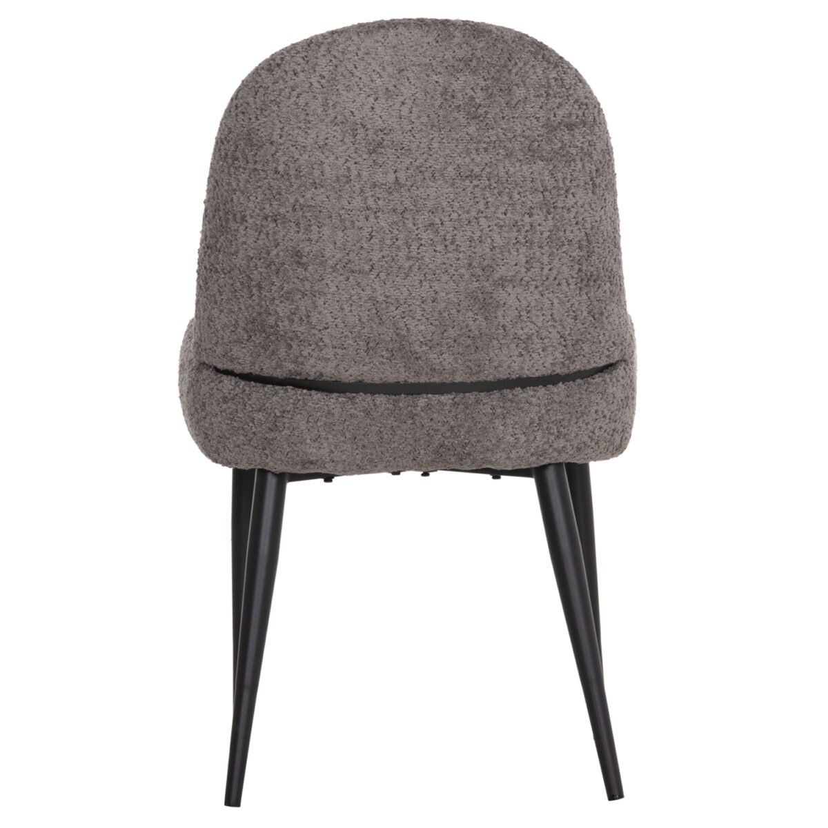 ΚΑΡΕΚΛΑ SARKY HM8585.11 ΥΦΑΣΜΑ ΜΠΟΥΚΛΕ ΓΚΡΙ ΜΕ ΜΕΤΑΛΛΙΚΑ ΠΟΔΙΑ 56x64x88Yεκ. - Image 6