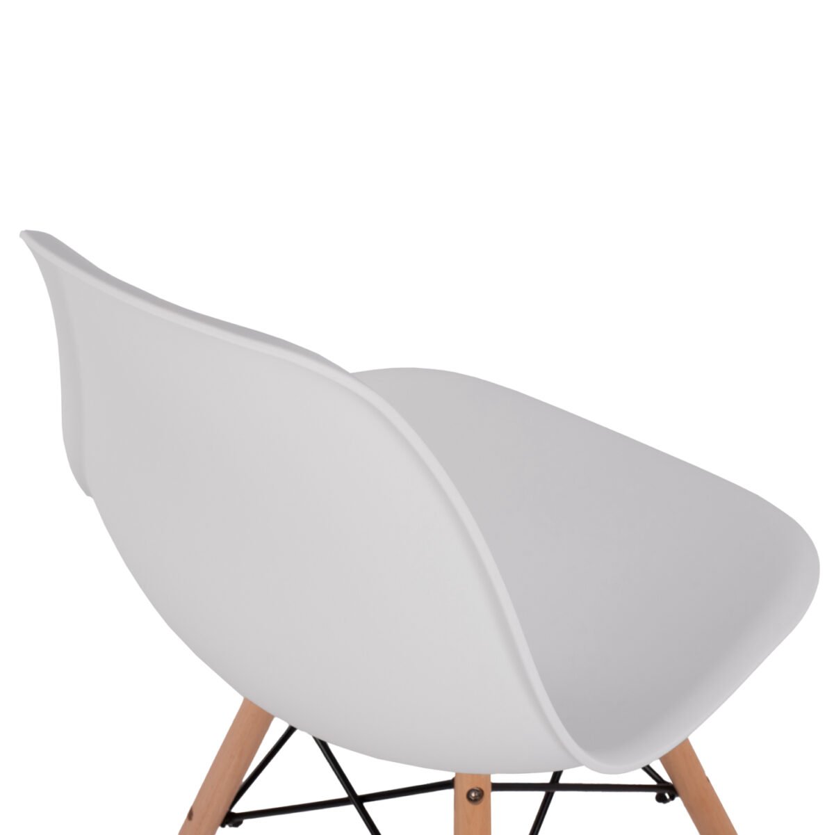 ΚΑΡΕΚΛΑ ΤΡΑΠΕΖΑΡΙΑΣ 2ΤΜΧ TWIST HM8460.21 ΛΕΥΚΟ PP--ΞΥΛΟ ΟΞΙΑΣ 46x50x82Υεκ. - Image 8