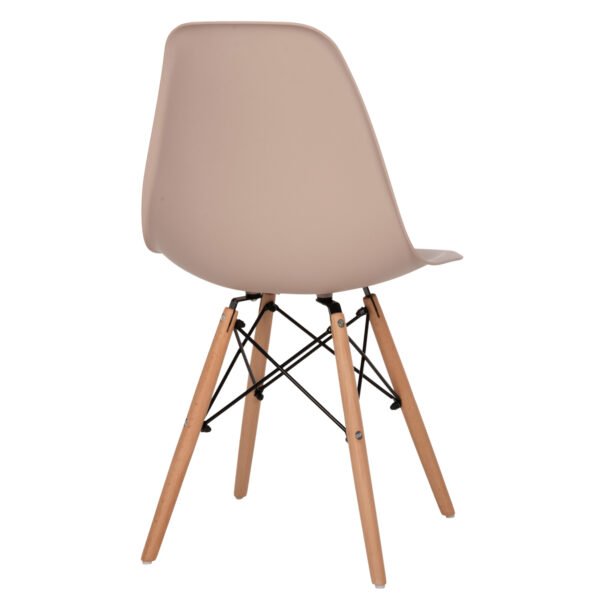 ΚΑΡΕΚΛΑ ΤΡΑΠΕΖΑΡΙΑΣ 2ΤΜΧ TWIST HM8460.55 ΚΑΠΟΥΤΣΙΝΟ PP--ΞΥΛΟ ΟΞΙΑΣ 46x50x82Υεκ. - Image 5