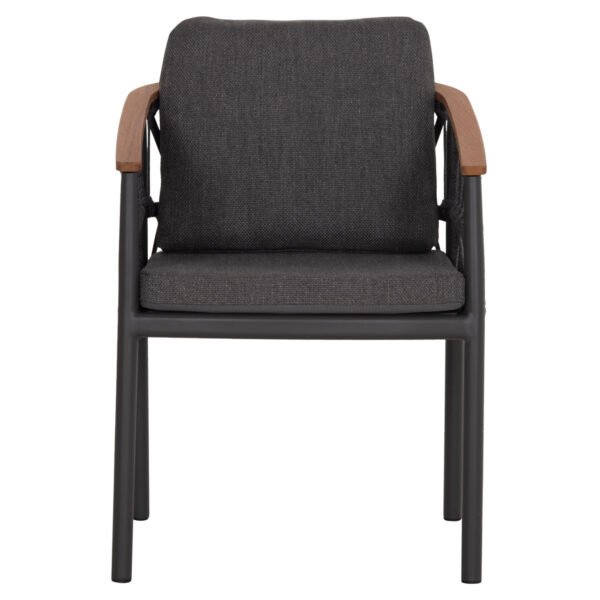 ΠΟΛΥΘΡΟΝΑ ΑΛΟΥΜΙΝΙΟΥ STREAM HM6427.01 ΣΚΟΥΡΟ ΓΚΡΙ ΣΧΟΙΝΙ & OLEFIN 59x63x85Υεκ. - Image 3