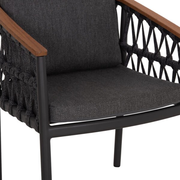 ΠΟΛΥΘΡΟΝΑ ΑΛΟΥΜΙΝΙΟΥ STREAM HM6427.01 ΣΚΟΥΡΟ ΓΚΡΙ ΣΧΟΙΝΙ & OLEFIN 59x63x85Υεκ. - Image 8