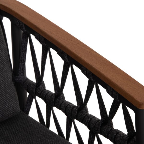 ΠΟΛΥΘΡΟΝΑ ΑΛΟΥΜΙΝΙΟΥ STREAM HM6427.01 ΣΚΟΥΡΟ ΓΚΡΙ ΣΧΟΙΝΙ & OLEFIN 59x63x85Υεκ. - Image 9