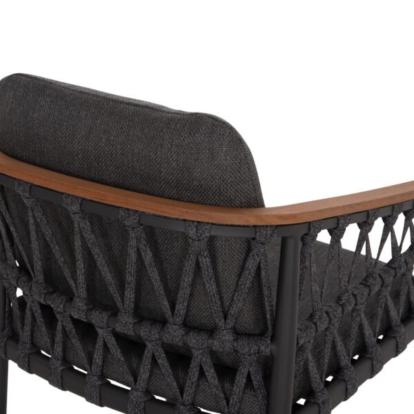 ΠΟΛΥΘΡΟΝΑ ΑΛΟΥΜΙΝΙΟΥ STREAM HM6427.01 ΣΚΟΥΡΟ ΓΚΡΙ ΣΧΟΙΝΙ & OLEFIN 59x63x85Υεκ. - Image 10