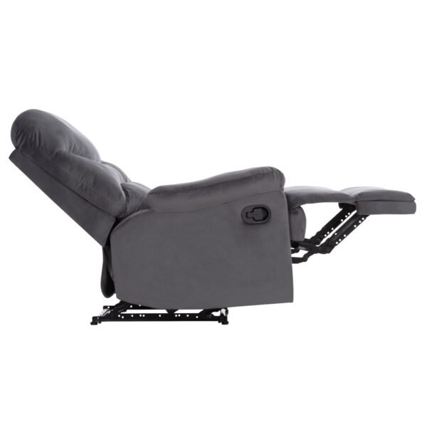 ΠΟΛΥΘΡΟΝΑ RELAX BRAYLEN HM3298.01 ΓΚΡΙ ΒΕΛΟΥΔΟ 85x90x95Υεκ. - Image 4