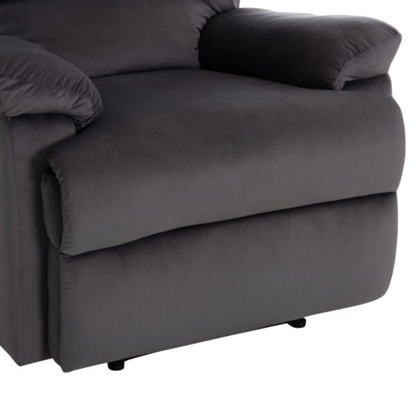 ΠΟΛΥΘΡΟΝΑ RELAX BRAYLEN HM3298.01 ΓΚΡΙ ΒΕΛΟΥΔΟ 85x90x95Υεκ. - Image 8