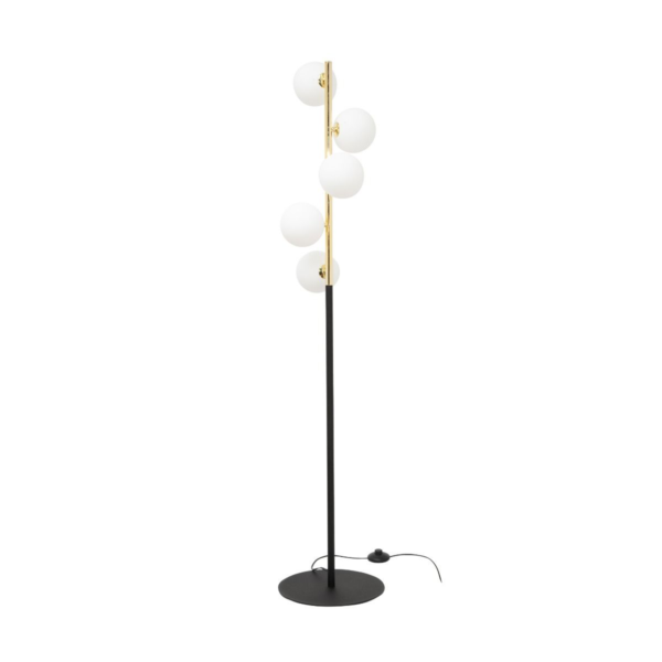 ZUMA LINE FLOOR LAMP ALI 5649 5XG9 BLACK/GOLD