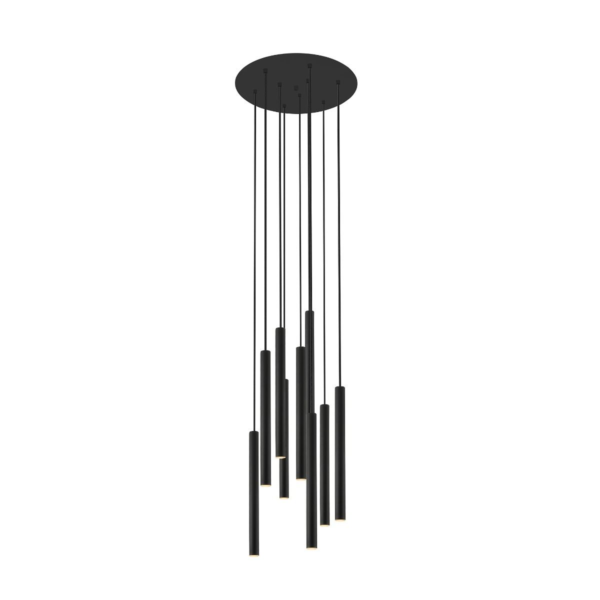 ZUMA LINE LE PENDANT LOYA 9X5W 3000K BLACK MATTE