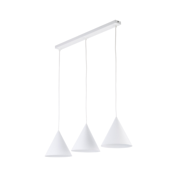 TK LIGHTING PENDANT CONO 10011 3XE27 WHITE