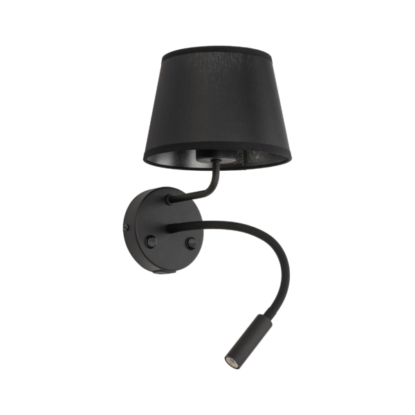 TK LIGHTING WALL LAMP MAJA 10203 1XE27+1XG9 BLACK
