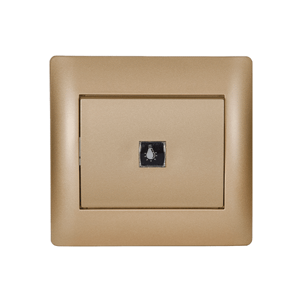 RHYME EL1181C ΔΙΑΚΟΠΤΗΣ ΚΛΙΜΑΚΟΣΤΑΣΙΟΥ ΧΡΥΣΟ ΜΕΤΑΛΛΙΖΕ