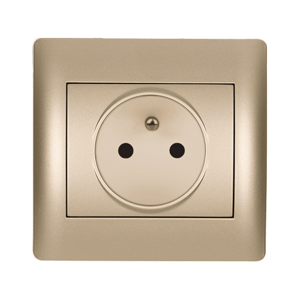 RHYME FRENCH TYPE SOCKET CHAMPAGNE METALLIC