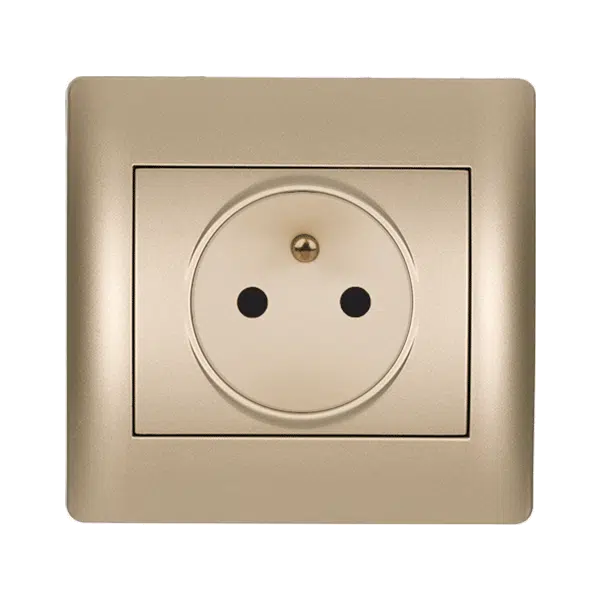 RHYME FRENCH TYPE SOCKET CHAMPAGNE METALLIC