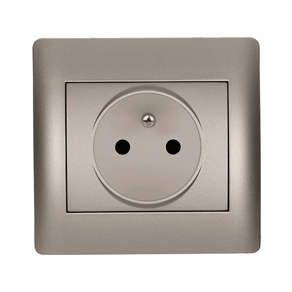 RHYME FRENCH TYPE SOCKET GREY METALLIC