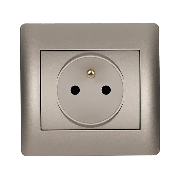 RHYME FRENCH TYPE SOCKET GREY METALLIC