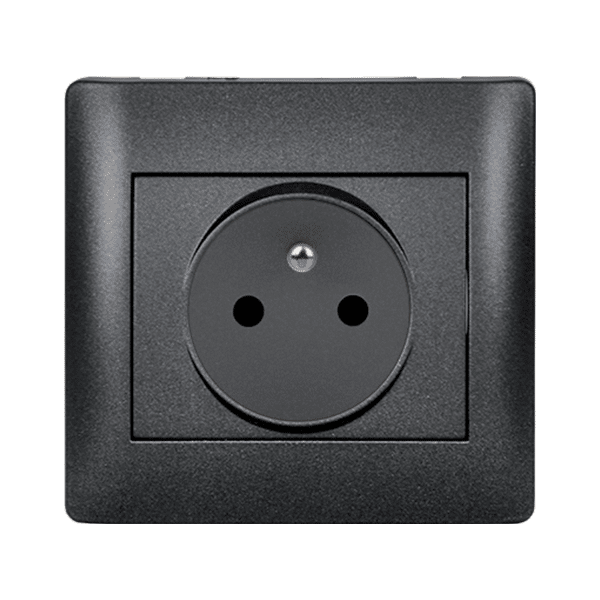 RHYME FRENCH TYPE SOCKET GRAPHITE METALLIC