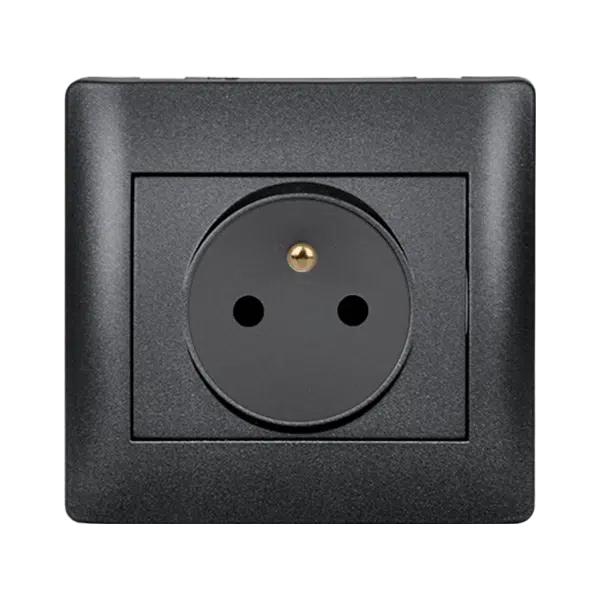 RHYME FRENCH TYPE SOCKET GRAPHITE METALLIC