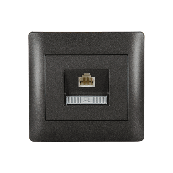 RHYME ΠΡΙΖΑ ΤΗΛΕΦΩΝΟΥ RJ45(CAT6E) ΓΡΑΦΙΤΗΣ ΜΕΤΑΛΛΙΖΕ